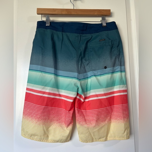 Quiksilver Boys' Boardshorts with UPF 50+ Sun Protection, Quick Dry Swim Shorts - Picture 2 of 7